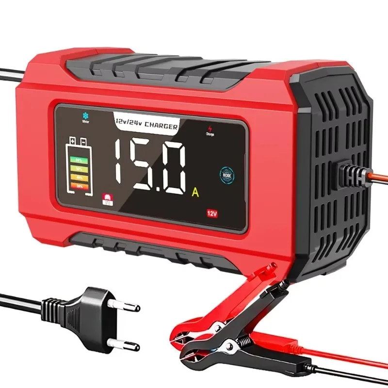 Agm Deep Cycle Battery - 12V 15A 24V 8A Car Motorcycle