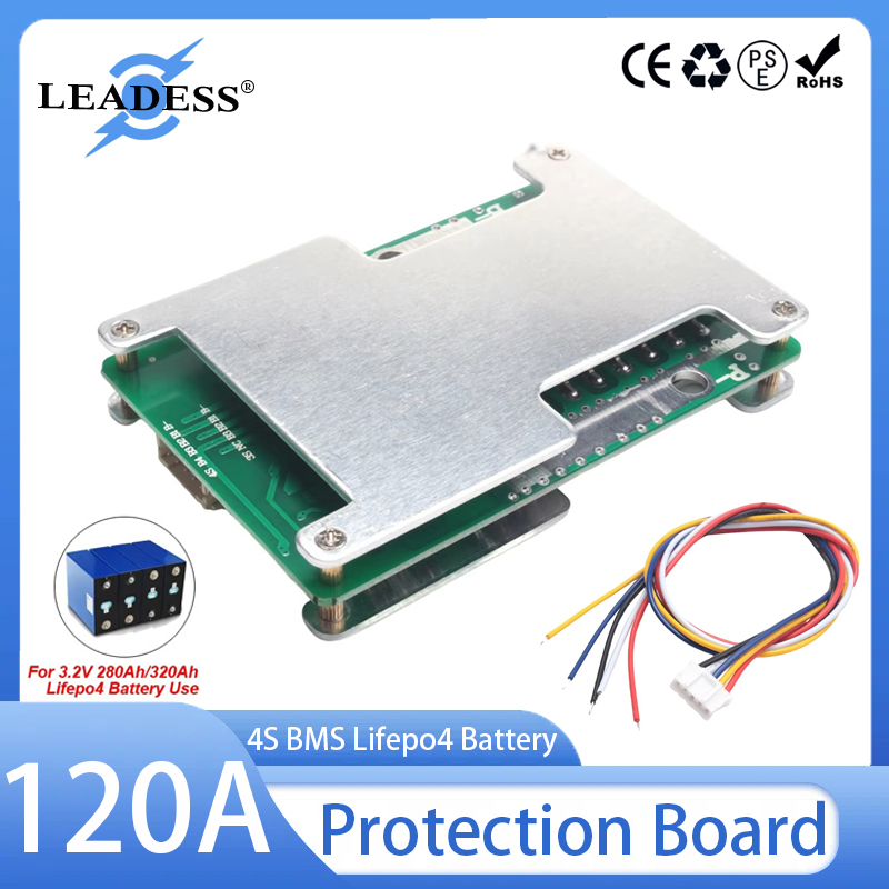 Smart Bms - 4S 12V 120A LiFePO4 Li-on Battery