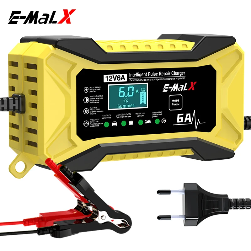 New 12V 6A  LiFePO4 14.6V Smar - Agm Deep Cycle Battery 评论和价格