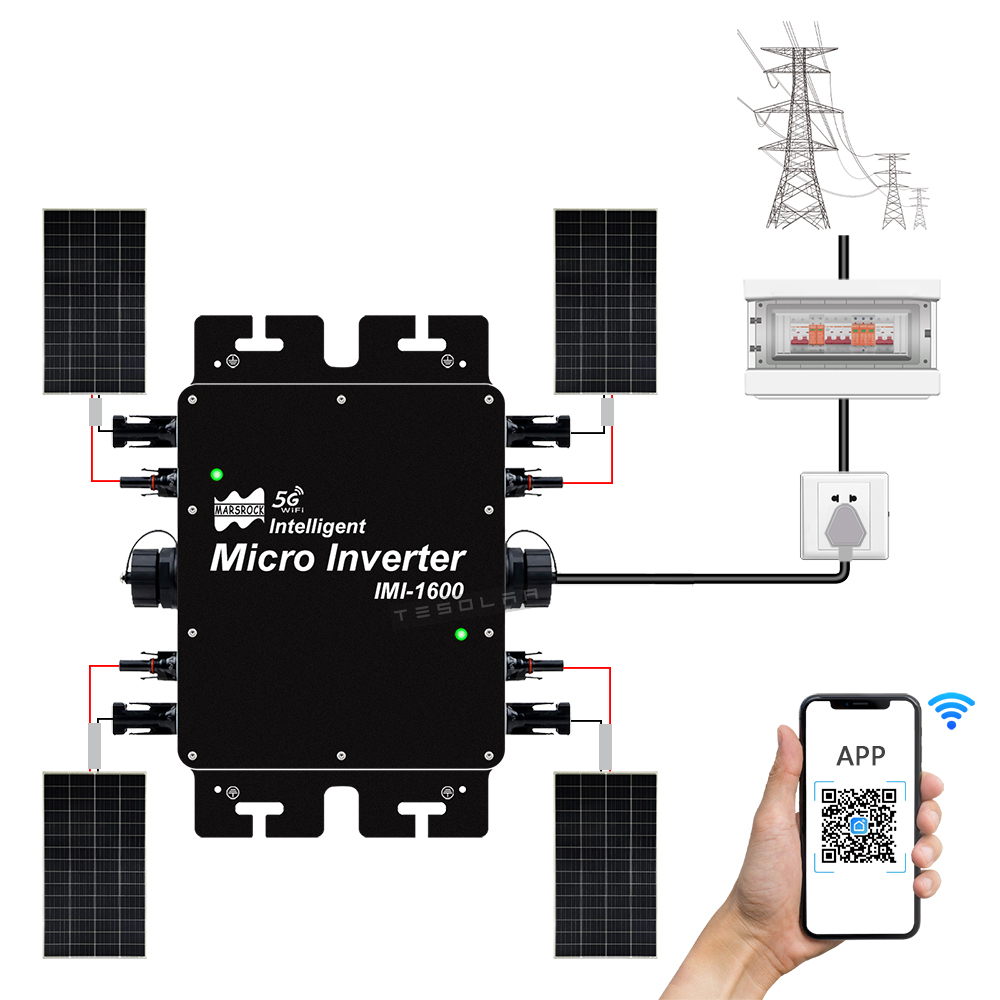 1600W Micro Solar Inverter For - Off Grid Solar Kit 评论和价格