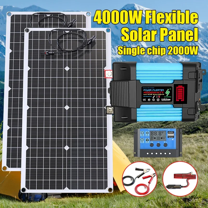 4000W Solar Panel Kit 12V To 1 - Off Grid Solar Kit 评论和价格